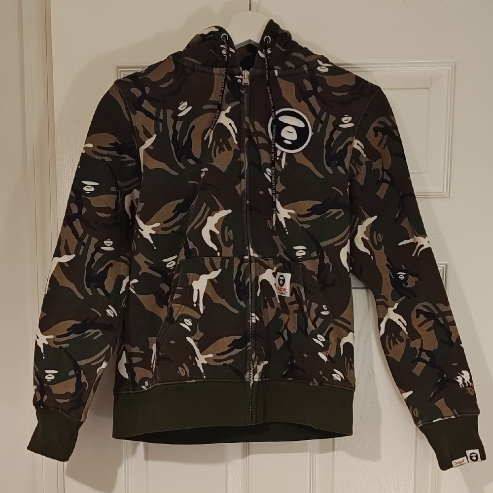 AAPE Camouflage Sweatshirt Glow In Dark, A Bathing Ape